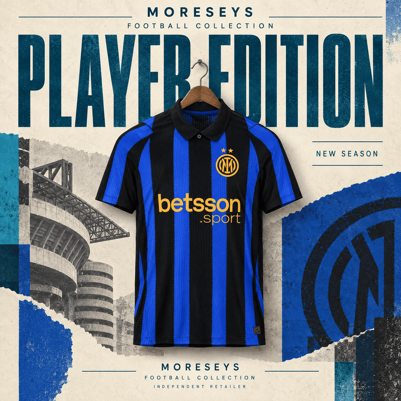 Inter Milan 2026/27 Home Football Jersey - Player Edition - Moreseys