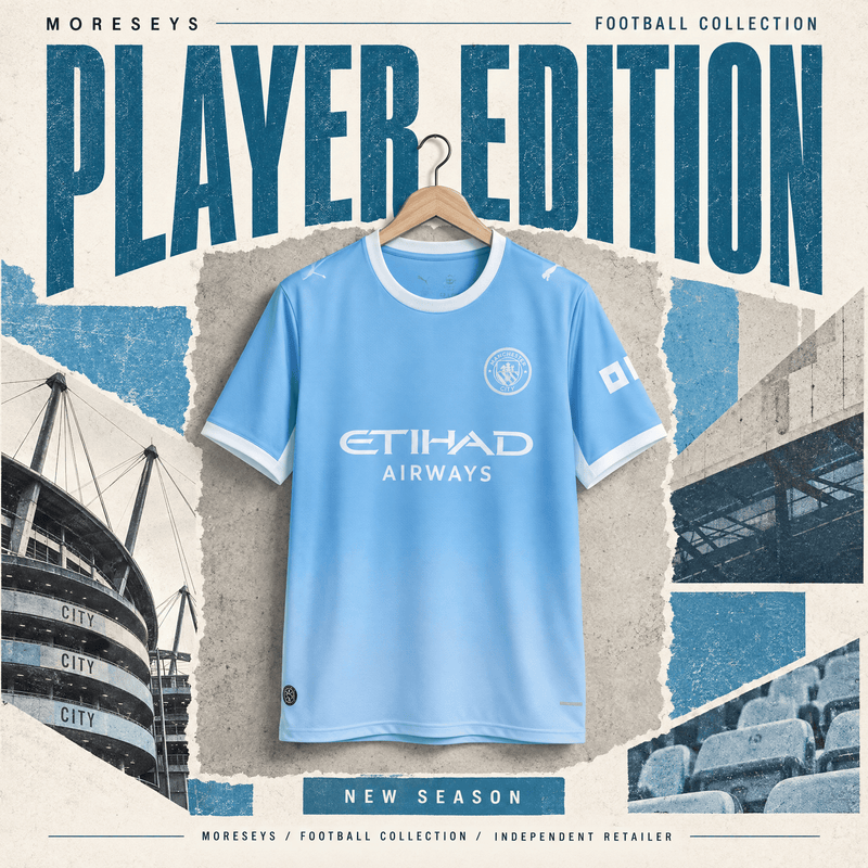 Manchester City 2026/27 Home Football Jersey - Player Edition - Moreseys