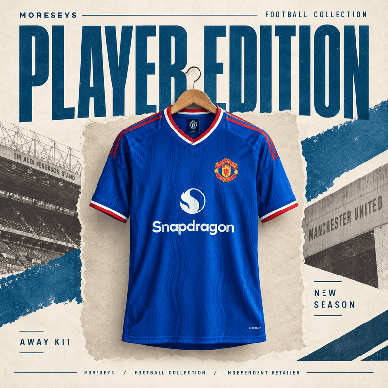 Manchester United 2026/27 Away Football Jersey - Player Edition - Moreseys