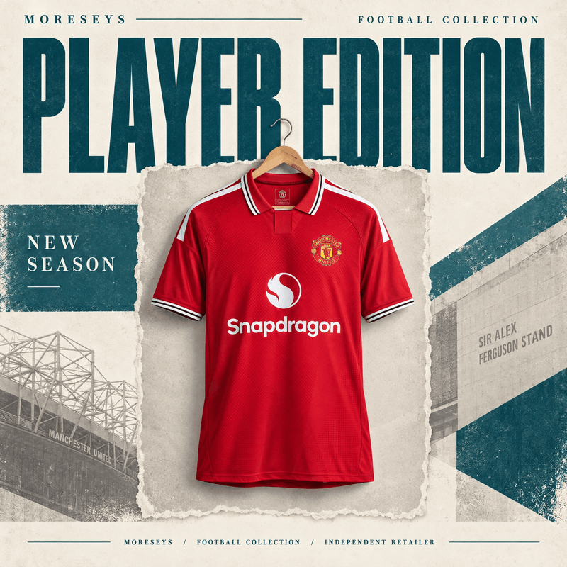 Manchester United 2026/27 Home Football Jersey - Player Edition - Moreseys